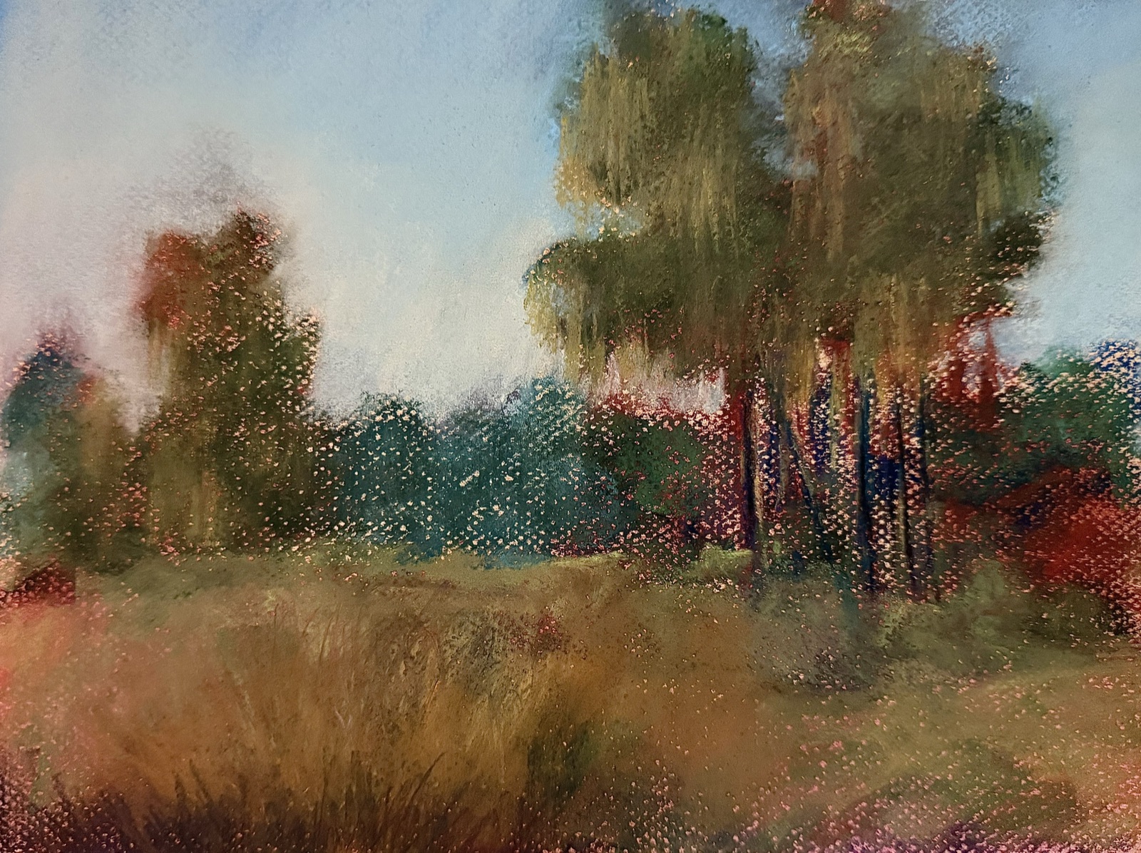 Autumn Field — painting by Kelly Laura.