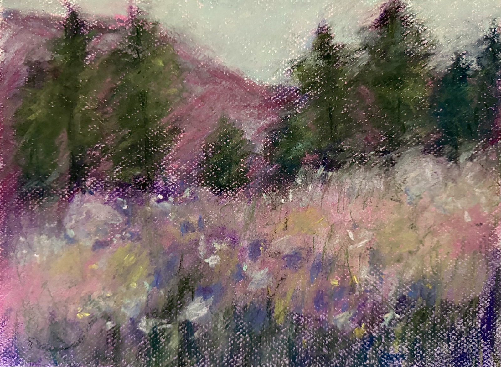 Bloom — Soft Pastel painting by Kelly Laura.