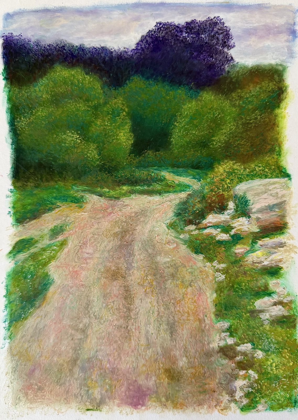 Country — painting by Kelly Laura.