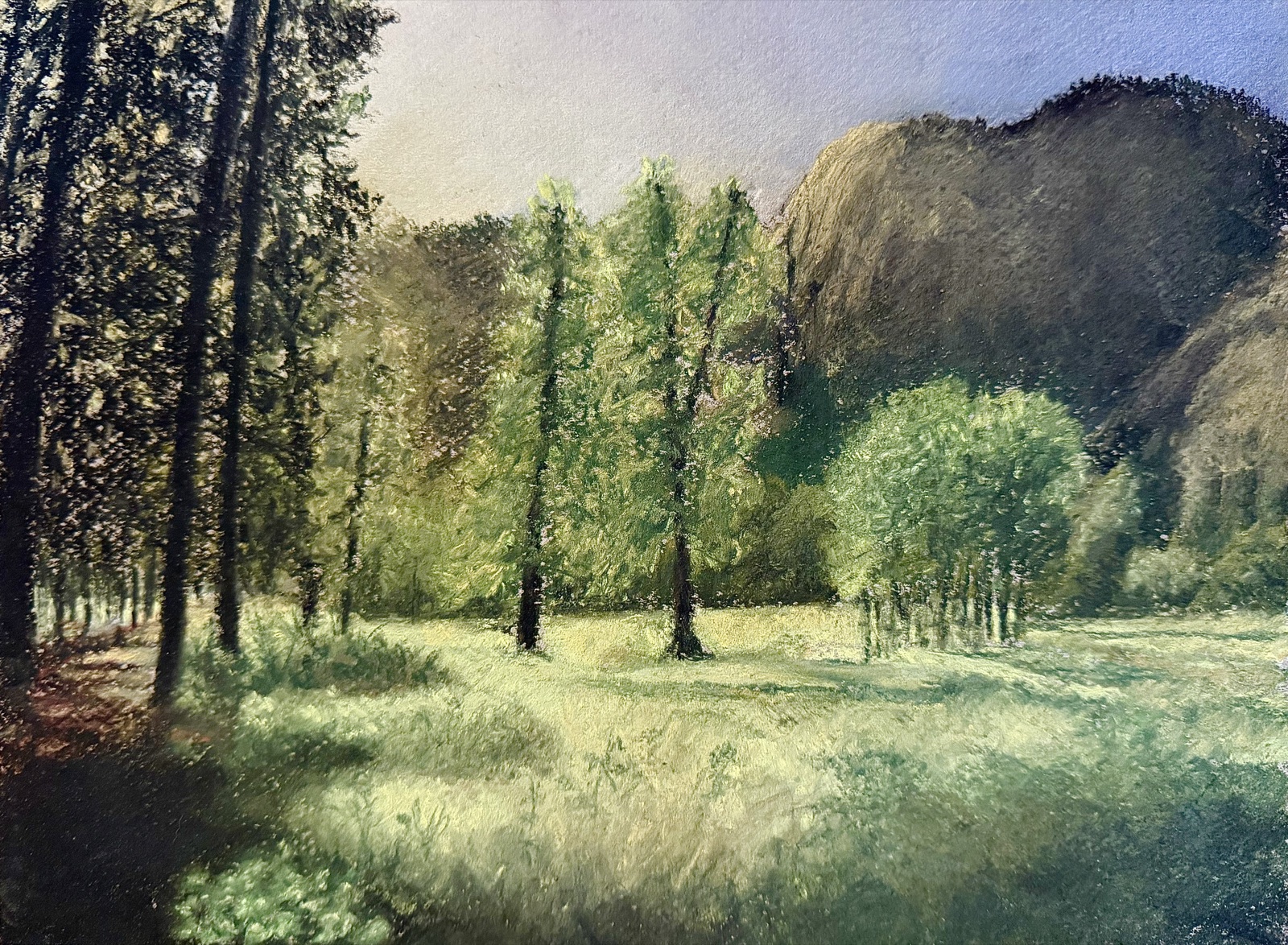 Green Valley — painting by Kelly Laura.