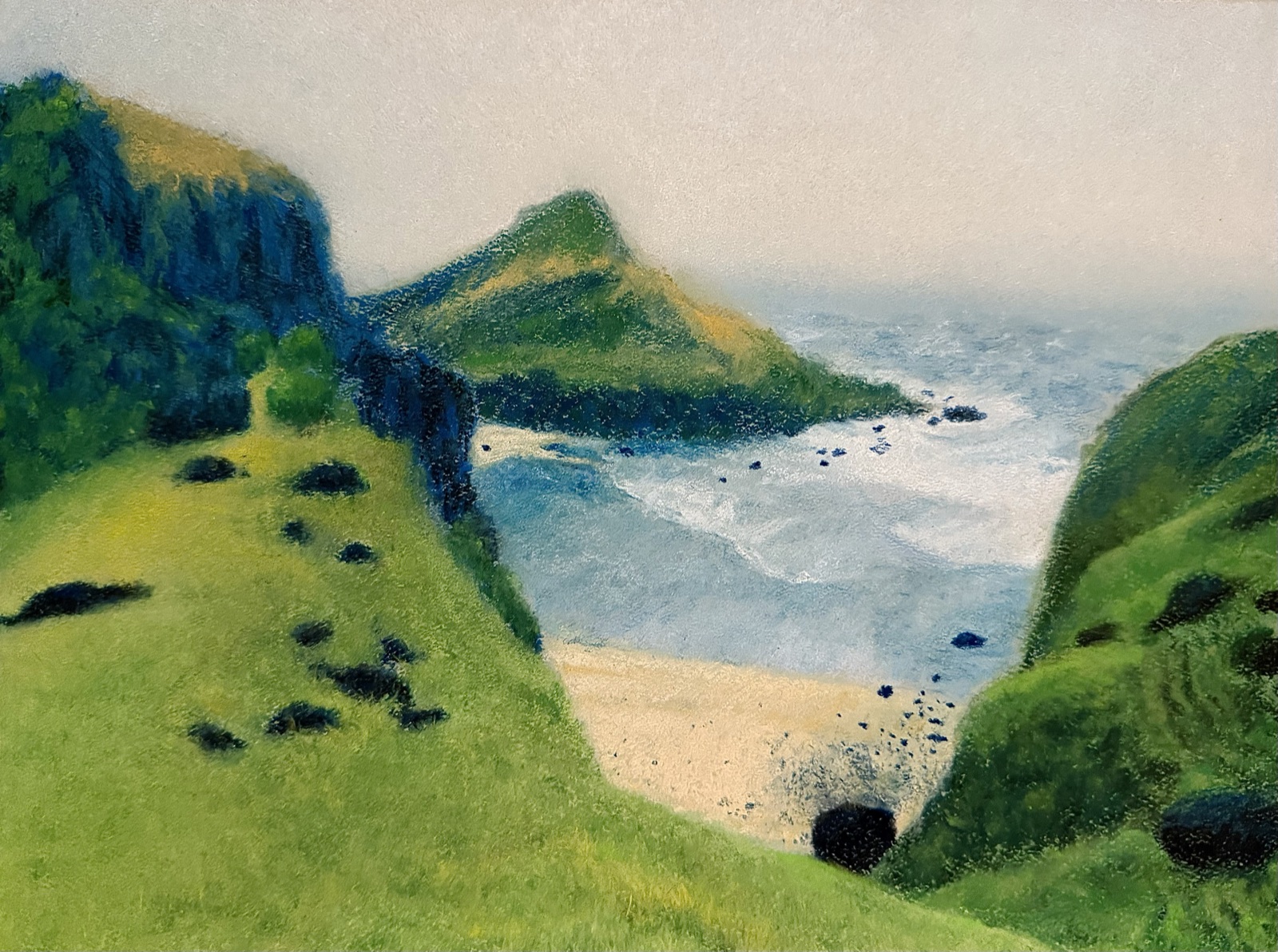 Headland — painting by Kelly Laura.