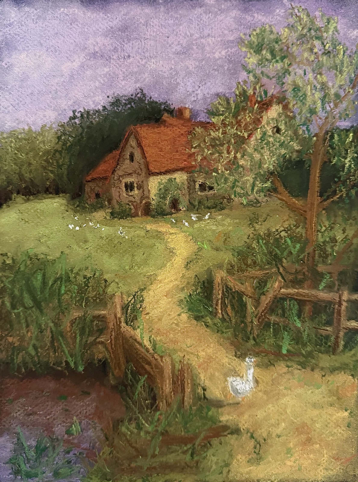 Little Friends — Soft Pastel painting by Kelly Laura.