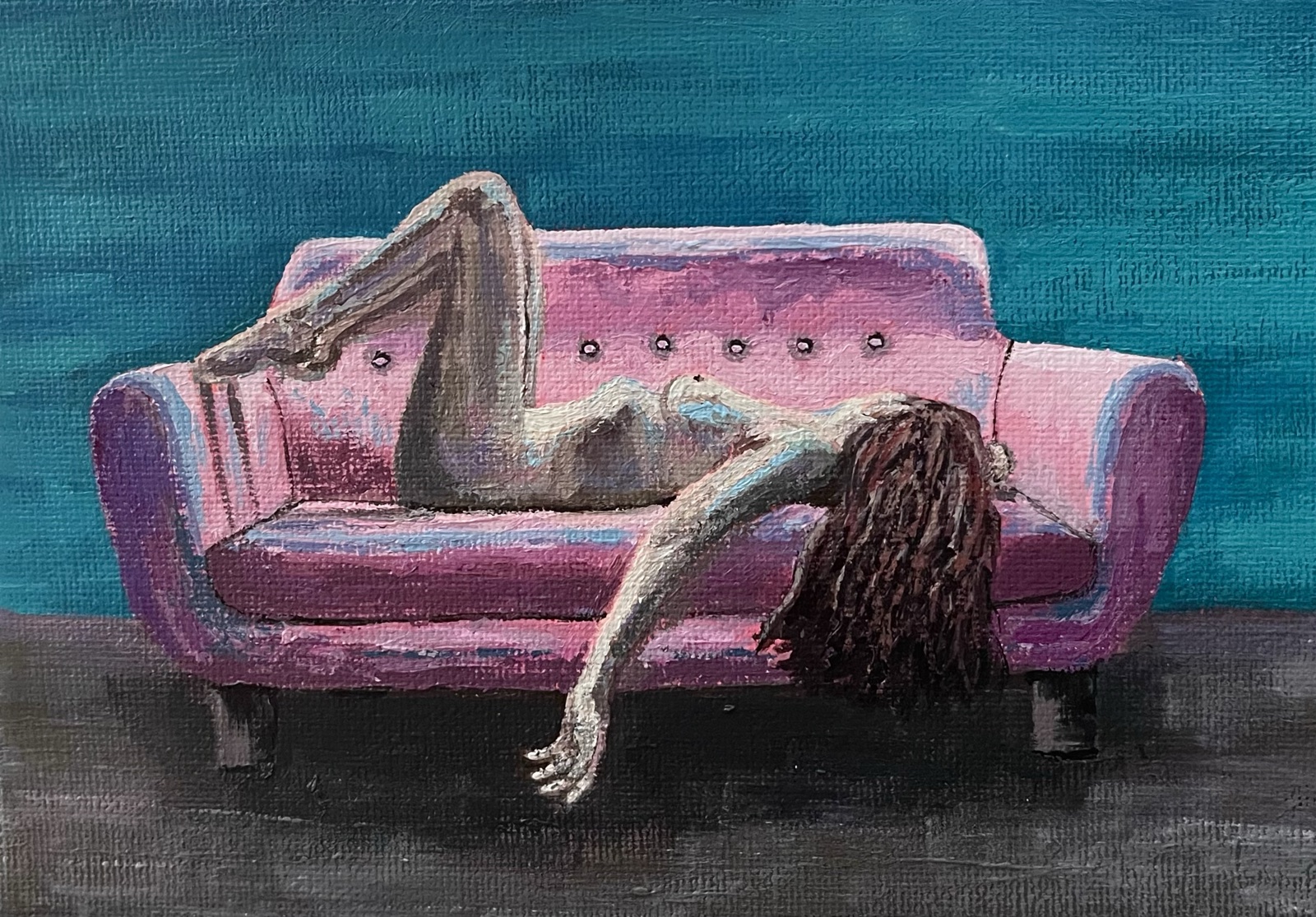 Repose — painting by Kelly Laura.