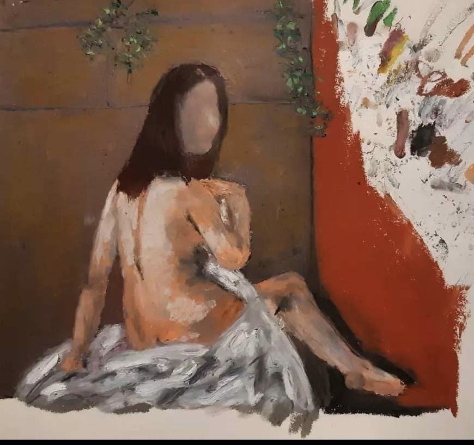 Sketch — painting by Kelly Laura.
